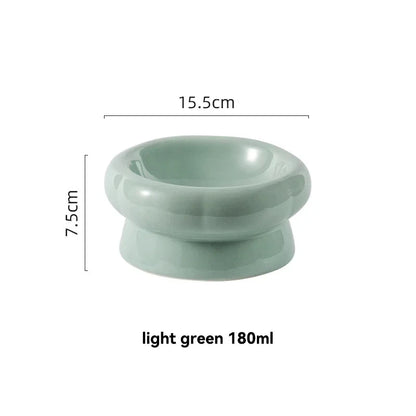 Low/High Raised Food Water Pet Tableware