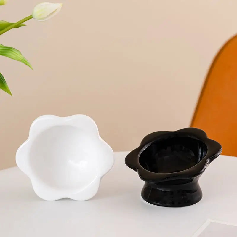 Flower Bowl Elevated Pet Tableware