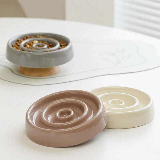 Slow Feed Low Raised Pet Tableware