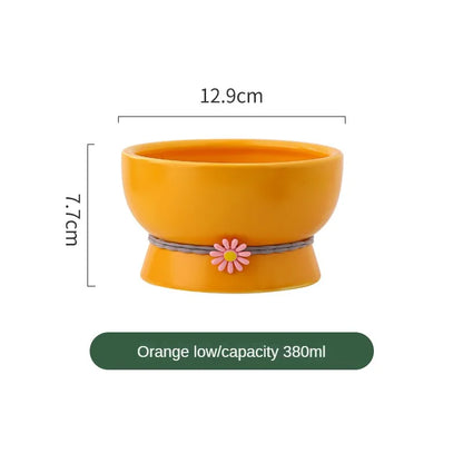 Daisy Tied Low/High Elevated Pet Tableware