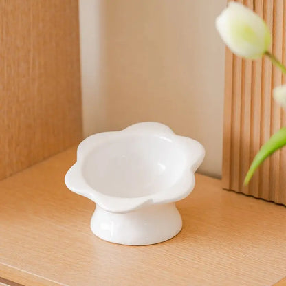 Flower Bowl Elevated Pet Tableware