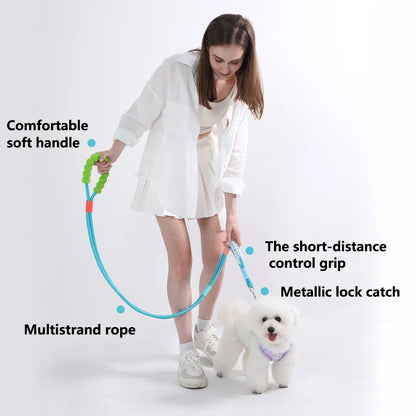 Multifunctional Hands-Free Cloud Foam Cotton Handle Dog Lead