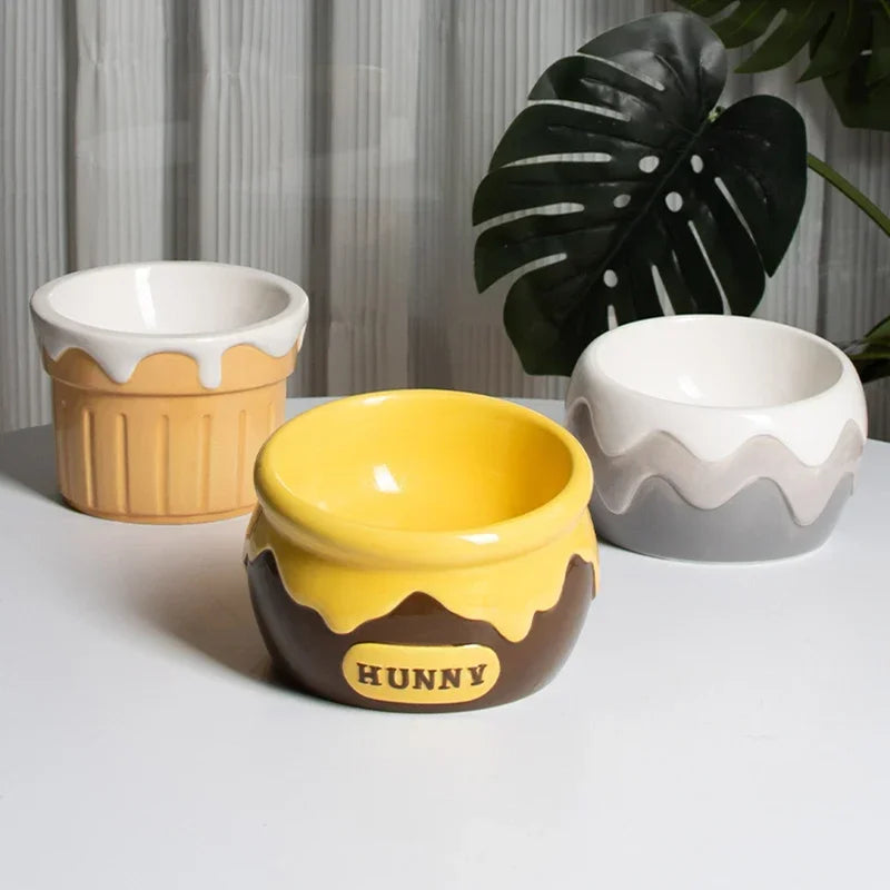 Playful Unique Elevated Pet Tableware