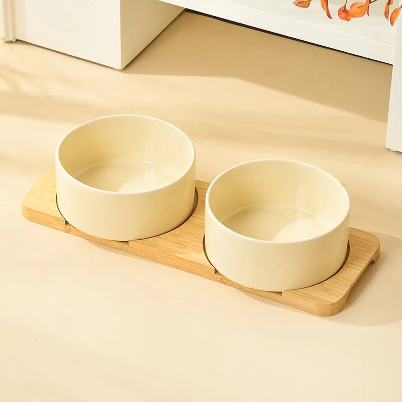 Multipurpose Bamboo Base Pet Tableware