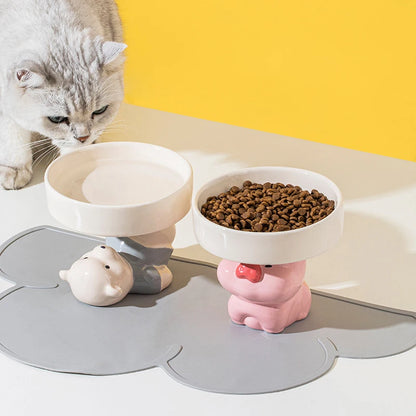 Playful Animal Pet Tableware