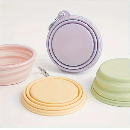 Pet Folding Silicone Portable Bowl