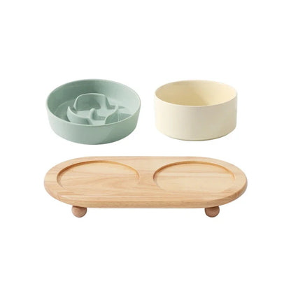 Slow Feed Bowl Round Elevated Tableware