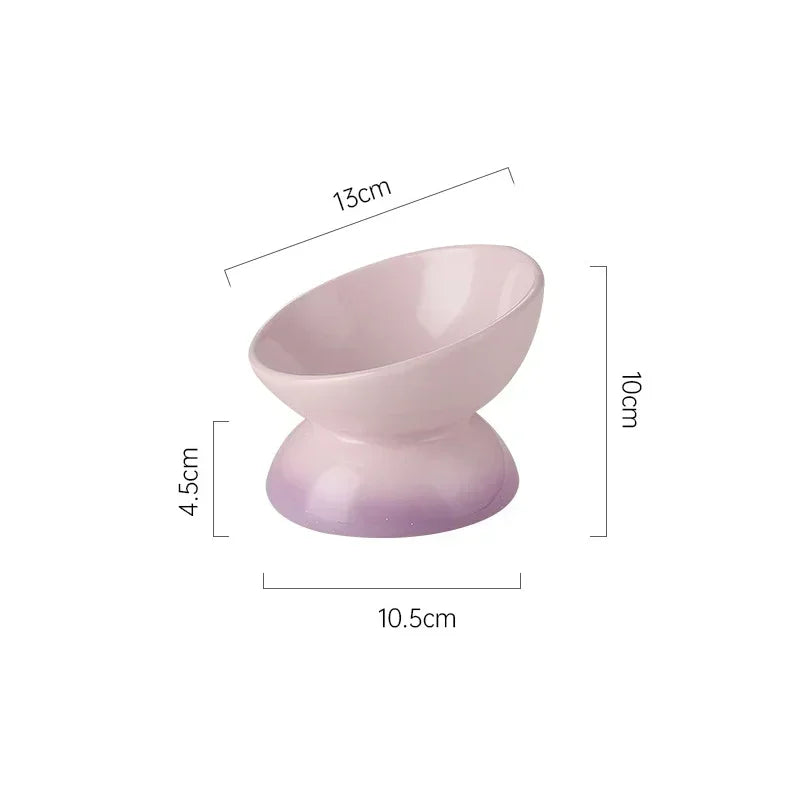 Gradient Elevated Pet Tableware