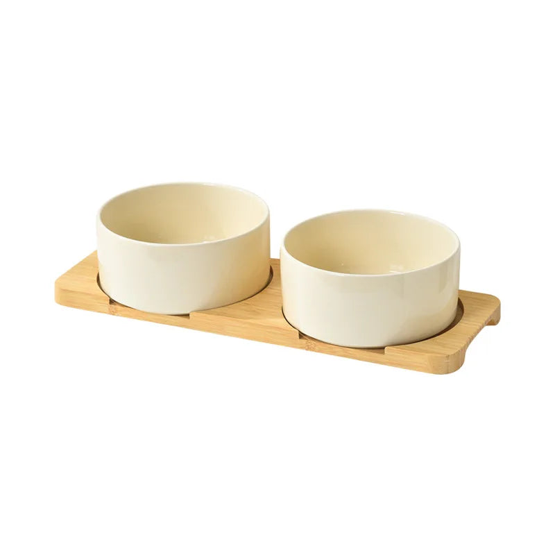 Multipurpose Bamboo Base Pet Tableware