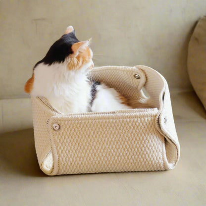 Soft Foldable Snap-Button Cat House