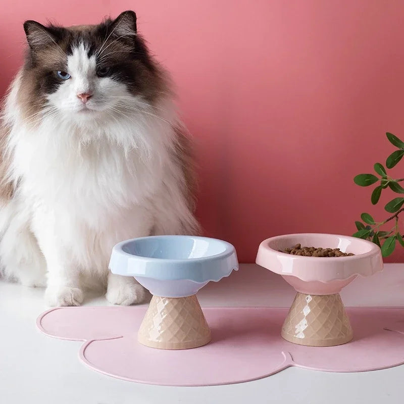 Ice Cream Raised Pet Tableware