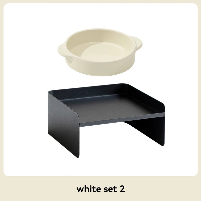 Bowl with Handle Raised Tableware