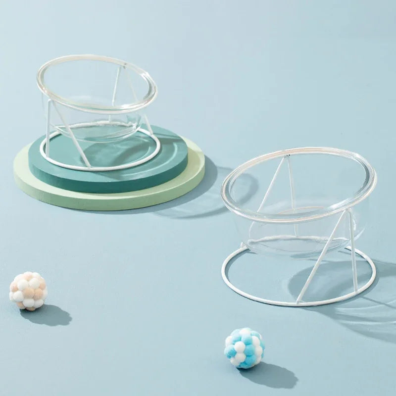 Transparent Glass Raised Tableware