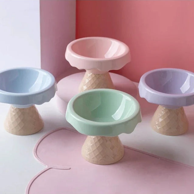 Ice Cream Raised Pet Tableware