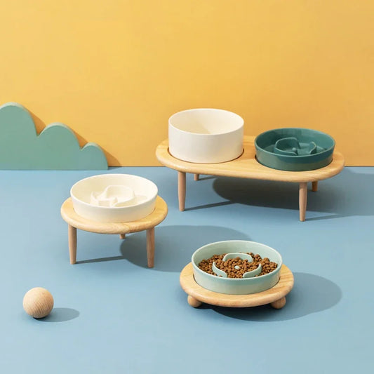 Slow Feed Bowl Round Elevated Tableware