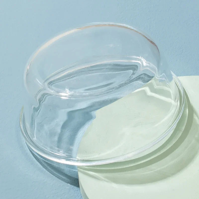 Transparent Glass Raised Tableware