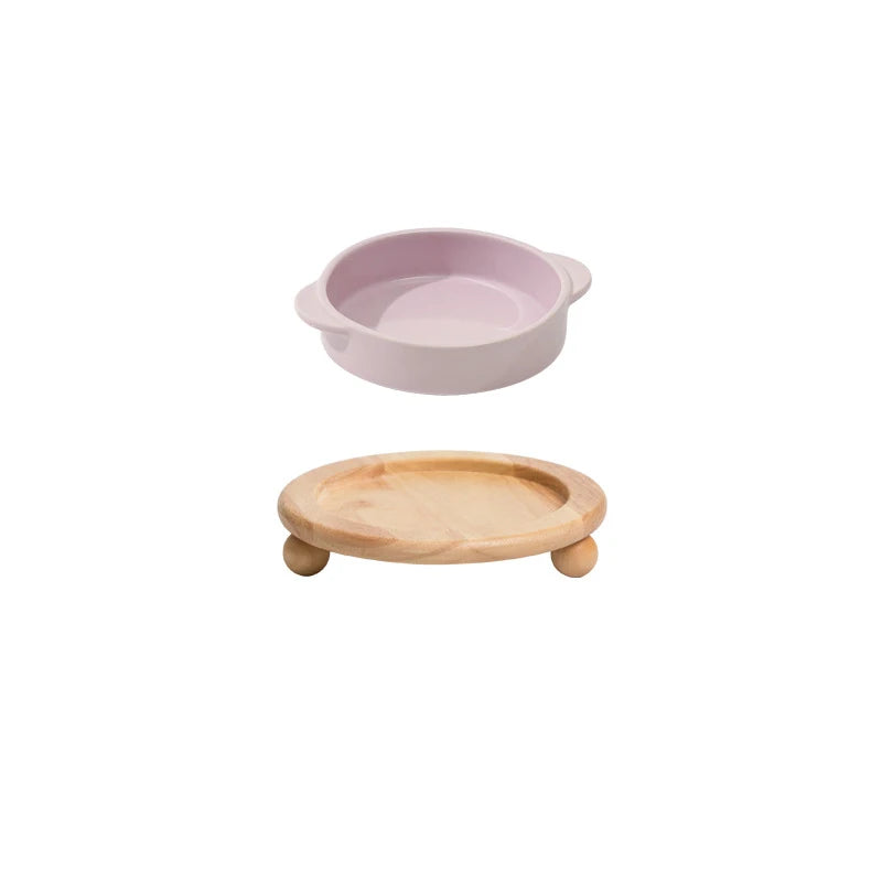 Single or Double Raised Pet Tableware