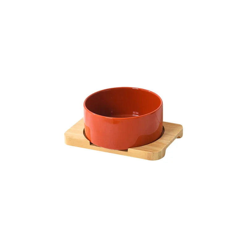 Multipurpose Bamboo Base Pet Tableware