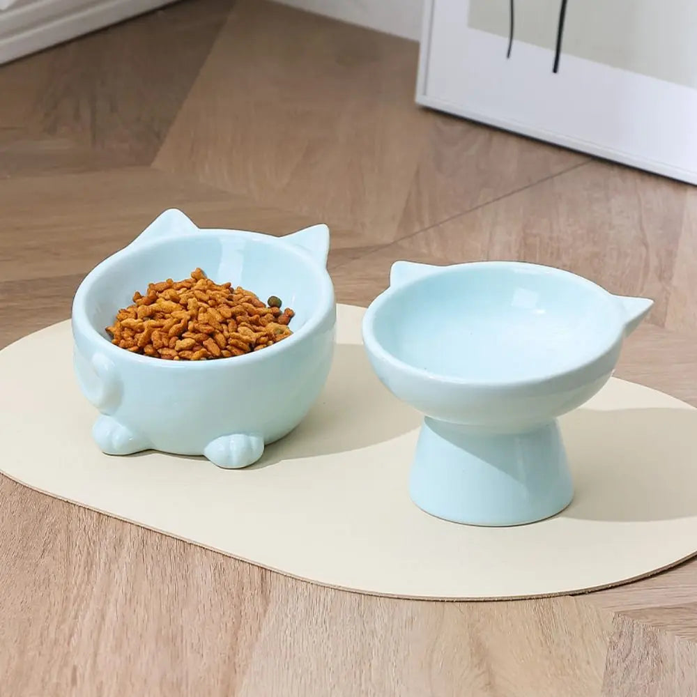 Cat Food and Water Bowl Tableware