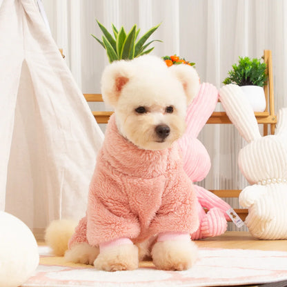 Soft Plush Warm Winter Pet Sweater Jumpsuit