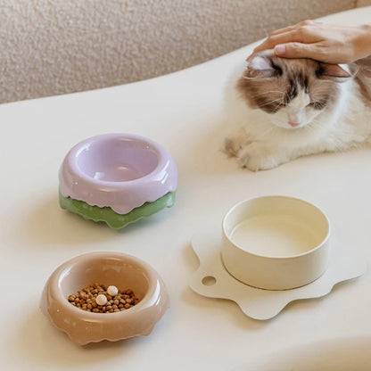 3 in 1 Cat Food Water Mat Tableware