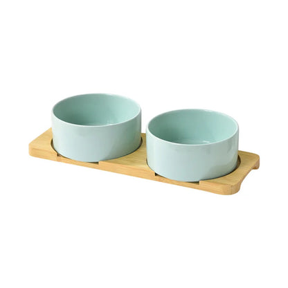 Multipurpose Bamboo Base Pet Tableware