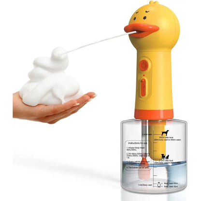 Little Yellow Duck Automatic Pet Shampoo Foam Dispenser