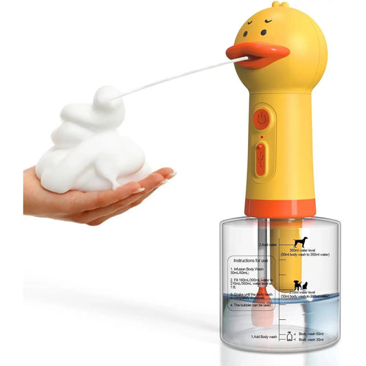 Little Yellow Duck Automatic Pet Shampoo Foam Dispenser