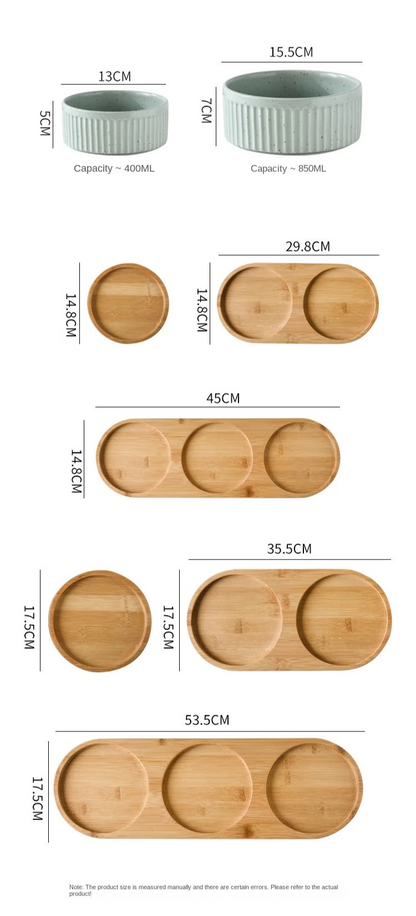 Textured Pallet Round Tableware