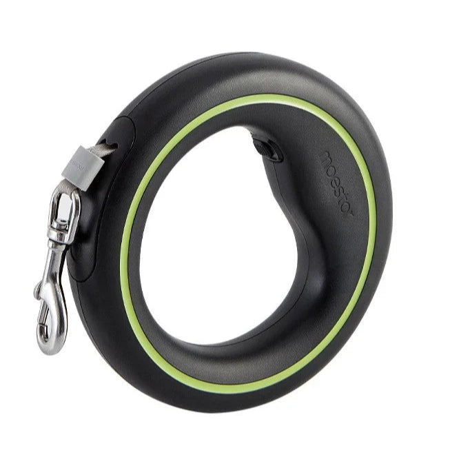 Circular Retractable 3M Pet Leash With Waste Bag Storage