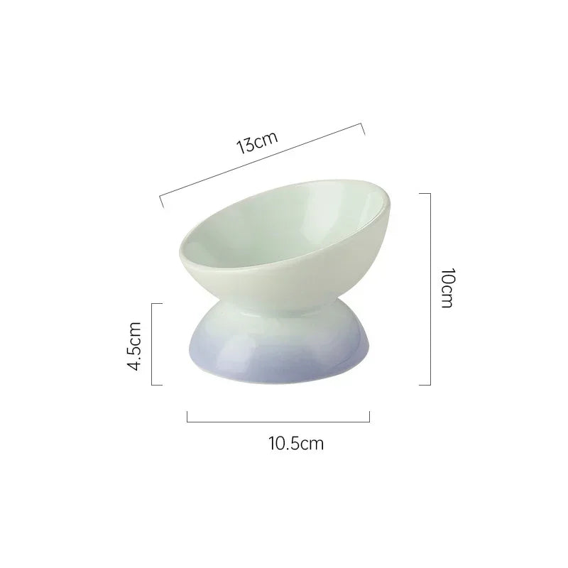 Gradient Elevated Pet Tableware