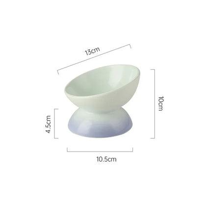 Gradient Elevated Pet Tableware