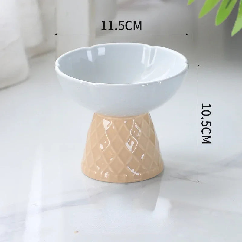 Ice Cream Elevated Pet Tableware