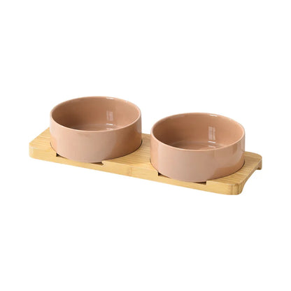 Multipurpose Bamboo Base Pet Tableware